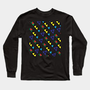 Memphis Style Long Sleeve T-Shirt